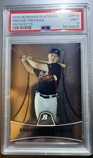 2010 Bowman Platinum Prospects Freddie Freeman Refractor PSA 9 #PP13 ROOKIE
