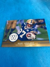 2016 CFL UPPER DECK  RORY KOHLERT HIGH GLOSS 5/10
