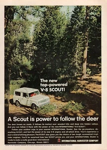 1968 International Scout "Power to Follow" Original Color Print Ad - Picture 1 of 1