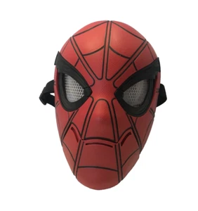 SPIDER-MAN MÁSCARA FACIAL CEJAS MÓVILES Y BARBILLA COSPLAY MARVEL 2016 - Imagen 1 de 4