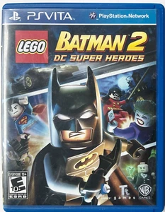 SONY PS VITA LEGO BATMAN 2 DC SUPER HEROS PLAYSTATION NETWORK GAME IN CASE - Picture 1 of 2