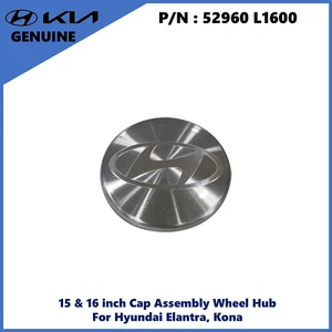 Genuine OEM 52960 L1600 Wheel Center Cap for Hyundai Kona Elantra - Picture 1 of 2