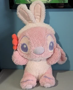 MINISO 14"  Stitch Pink Rabbit Lilo & Stitch Limited Edition Plush - Picture 1 of 11