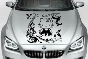 HELLO KITTY TRIBAL CUSTOM PERSONALIZE VINYL DECAL CAR TRUCK HOOD SIDE - Bild 1 von 8