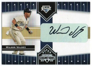 2005 Donruss Champions Impressions Autograph Auto Pick Any Complete Your Set