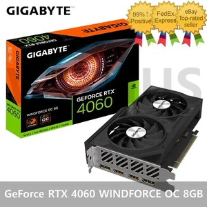 GIGABYTE GeForce RTX 4060 WINDFORCE OC D6 8GB Gaming Graphic card - Tracking - Picture 1 of 8