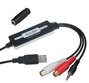 EzCAP Cassette To CD/MP3 Converter - USB Digital Audio Capture WMA WAVE Recorder - Picture 1 of 10
