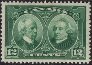 canada stamps - 1927 - ii historical issue - 12 cents green sg272 mint LH - Picture 1 of 1