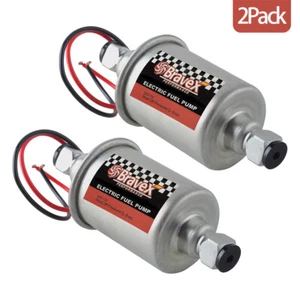 2 Packs 12V Electric Fuel Pump E8012S Universal Inline Low Pressure Gas Diesel - Picture 1 of 13