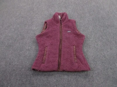 Patagonia Chaleco Chaqueta Mujer S Púrpura Vellón Difuso Los Gatos Exterior Logo Adulto Foto 1 de 4