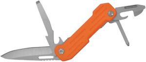 Camillus Pocket Knife Included Multi Tools 420 Steel Blade Orange G10 Handle
