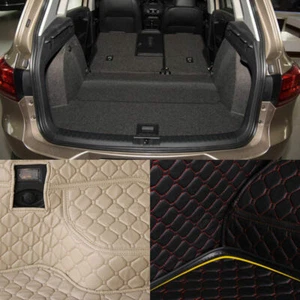Trunk Cargo Liner Leather Protector Capter Mat Seat Back Cover For VW Tiguan - Picture 1 of 8