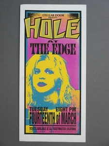 Hole concert handbill Mark Arminski Artwork @ The Edge -- Courtney Love ! - Picture 1 of 1