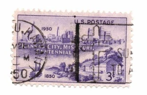 Scott# 994 3c Kansas City Mo. Centennial 1950 Used Stamp - Picture 1 of 2