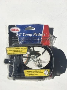 Bell Universal Metal/Plastic Bike Full Size Bicycle 1/2" Pedals Set Black NEW - Picture 1 of 3