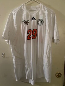 RARE ADIDAS UNIVERSITY OF LA VERNE SOCCER WHITE JERSEY #29 ADULT XL - Picture 1 of 4