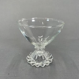Anchor Hocking Berwick Boopie Clear Champagne Tall Sherbet 3 1/2" Replacement - Picture 1 of 8
