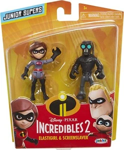 Disney Pixar Incredibles 2 Elastigirl und Screenslaver Figuren - Bild 1 von 7