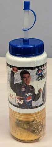 NASCAR Jeff Gordon #24 Pepsi bottle container w/ 1:64 Die-cast CAR NEW SEALED Cover