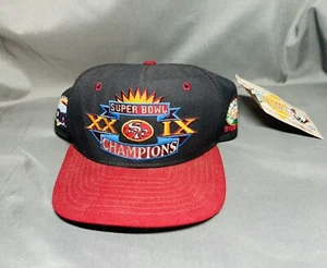 Vintage San Francisco 49ers Snapback Super Bowl XXIX Champions New Era Mütze Neu mit Etikett - Bild 1 von 16