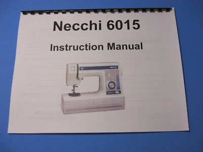 Necchi 6015 Omega Sewing Machine Instruction Manual - Printed  - Image 1 of 4