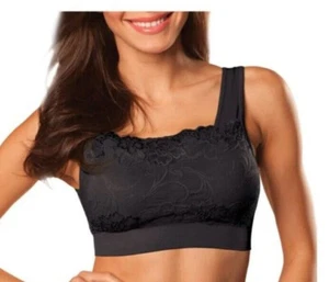PACK OF 2-Milana Bra by Genie Bra (The Original) Size 24-26 (US size 2X) Black - Picture 1 of 5