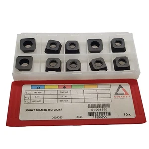 Insertos de fresado de carburo x10 Ceratizit SDHW 1204AEEN-R CTCK215 G37 - Imagen 1 de 1