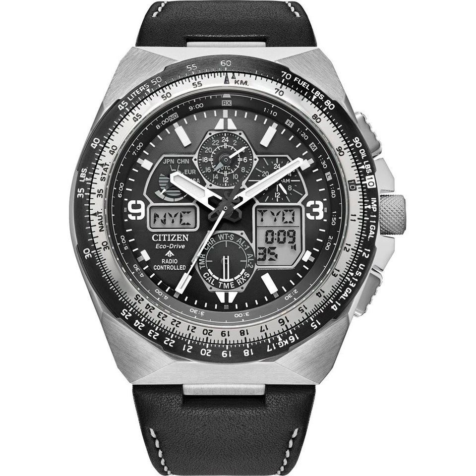 CITIZEN Armbanduhr JY8149-05E Herrenchronograph 46 mm Eco-Drive B-Ware