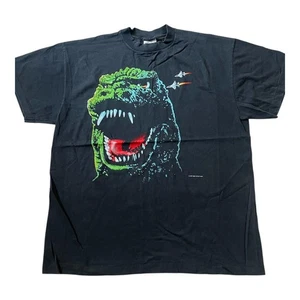 Vintage90S Movie T Men JPN Limited Edition Rare Model A Godzilla T-Shirt Xl Size - Picture 1 of 8