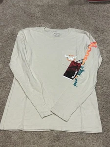 Moosejaw Groovy Critter langärmliges Damen-T-Shirt mit Tasche Größe Medium neu mit Etikett - Bild 1 von 5