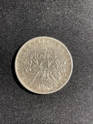 5 francs semeuse argent 1964  - Photo 1/4