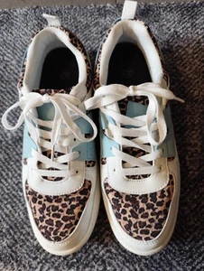 Sneaker Turnschuhe Weiß Leo Braun Türkis 42 Top Zustand - Bild 1 von 3