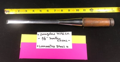 Cincel para enmarcar mortaja Douglass Mfg Co 5/8"~Hermoso--ACERO LAMINADO~~ Foto 1 de 4