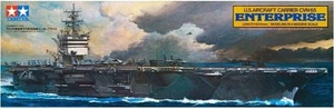 Tamiya 1/350 Ship Series No.7 US Navy Nuclear Aircraft Carrier CVN-65 Enter - Picture 1 of 1