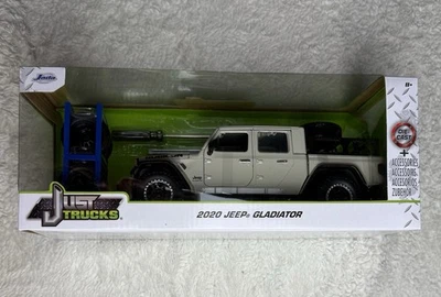 2022 Jada Just Trucks 2020 Jeep Gladiator 1/24 Diecast & Tire Rack Rubicon - Image 1 of 4