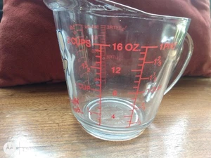 Vintage Pillsbury Doughboy Poppin Fresh 2 Tassen Messglas Anchor Hocking - Bild 1 von 3