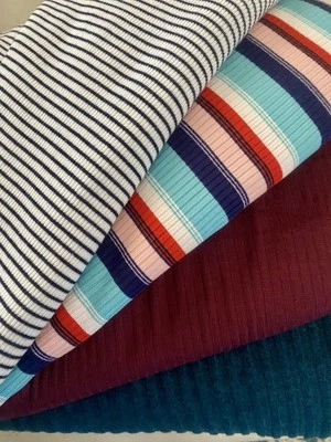 Tejido de punto acanalado total de 6 yardas Foto 1 de 2