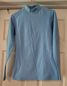 Mädchen Nike hellblau Langarm Rollkragen Größe M Shirt - Bild 1 von 3