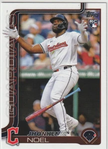 2025 Topps Series 1 Jhonkensy Noel #24 (RC) Cleveland Indians Outfielder - Imagen 1 de 2