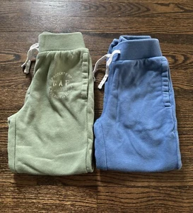 Gap Kids Jogger Pants Boys Small 6/7 Blue And Green - Picture 1 of 8