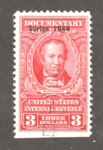 U. S. Revenue ~ Scott R400 ~ Series 1944 ~ $3 red ~ DOCUMENTARY - Picture 1 of 1