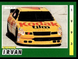 Ernie Irvan 1993 Maxx Race Cards # 244 Base - Picture 1 of 2