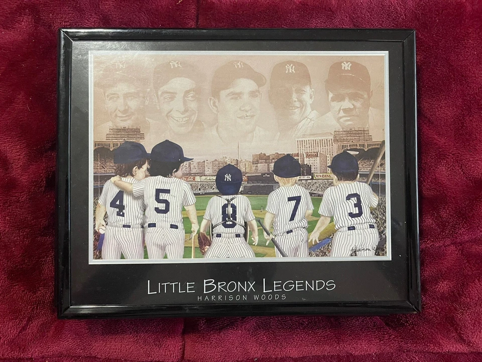 De colección Ruth Mantle Gehrig Harrison Woods 8X10 Estampado Enmarcado Bebés 2003 Yankees Foto 1 de 1