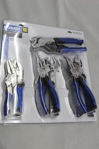 Nuevo JUEGO DE ALICATES Y LLAVES DE COBALTO (10 PIEZAS) Comfort Grip #04642 R2B - Imagen 1 de 3
