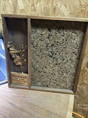 Richard bible verse cork memo board. AD - Image 1 of 4