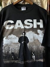 Vintage Johnny Cash American Recordings Graphic T Shirt Mens 2XL XXL Winterland