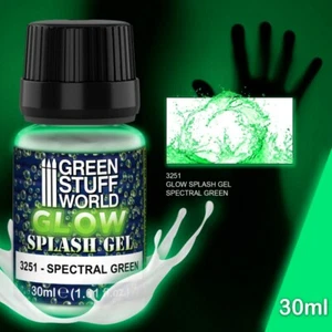 Splash Gel - Spectral Green- Acrylic gel magic toxic ghostly hobby - Picture 1 of 2