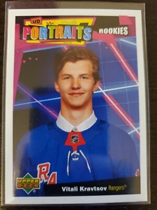 2020-21 UD Series 2 UD Portraits Rookies #P-83 Vitali Kravtsov RC - Picture 1 of 2