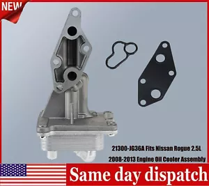 Fits Nissan Rogue 2.5L 2008-2013 Engine Oil Cooler Assembly 21300-JG36A - Picture 1 of 11