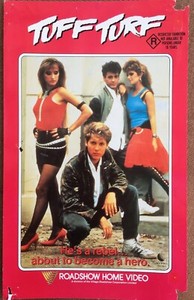 Rare 80s TUFF TURF KIM RICHARDS JAMES SPADER R RATED Video B Movie Card VHS BETA